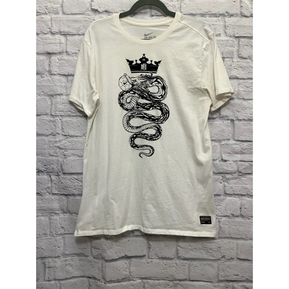 Nike FC Snake Graphic Tee Inter Milan Men's Size L Sports Team Gear Soccer 1994